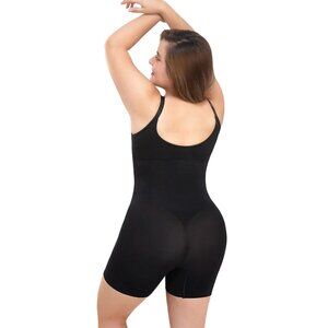 Cocoon Bodysuit Open Bust Black - Tummy control shapewear  Large co’coon